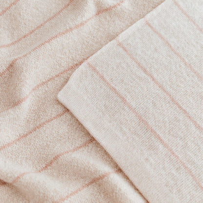 dekentje harry, cream+apricot - HVID