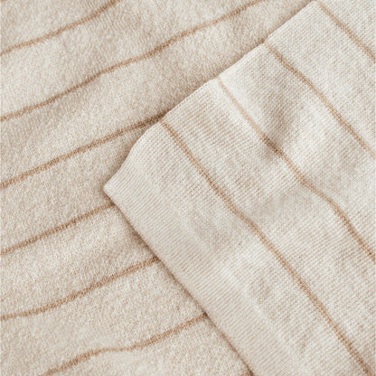 dekentje harry, cream+sand - HVID