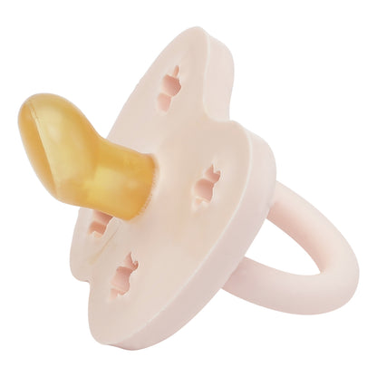 fopspeen, powder pink, 0-3 mnd. - HEVEA