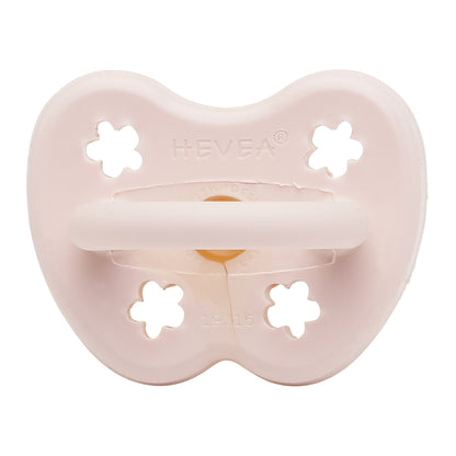 fopspeen, powder pink, 0-3 mnd. - HEVEA