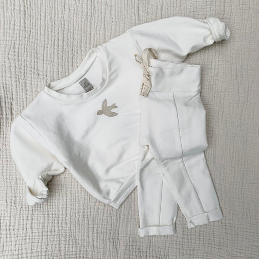 sweater, off white bird - NANAMI