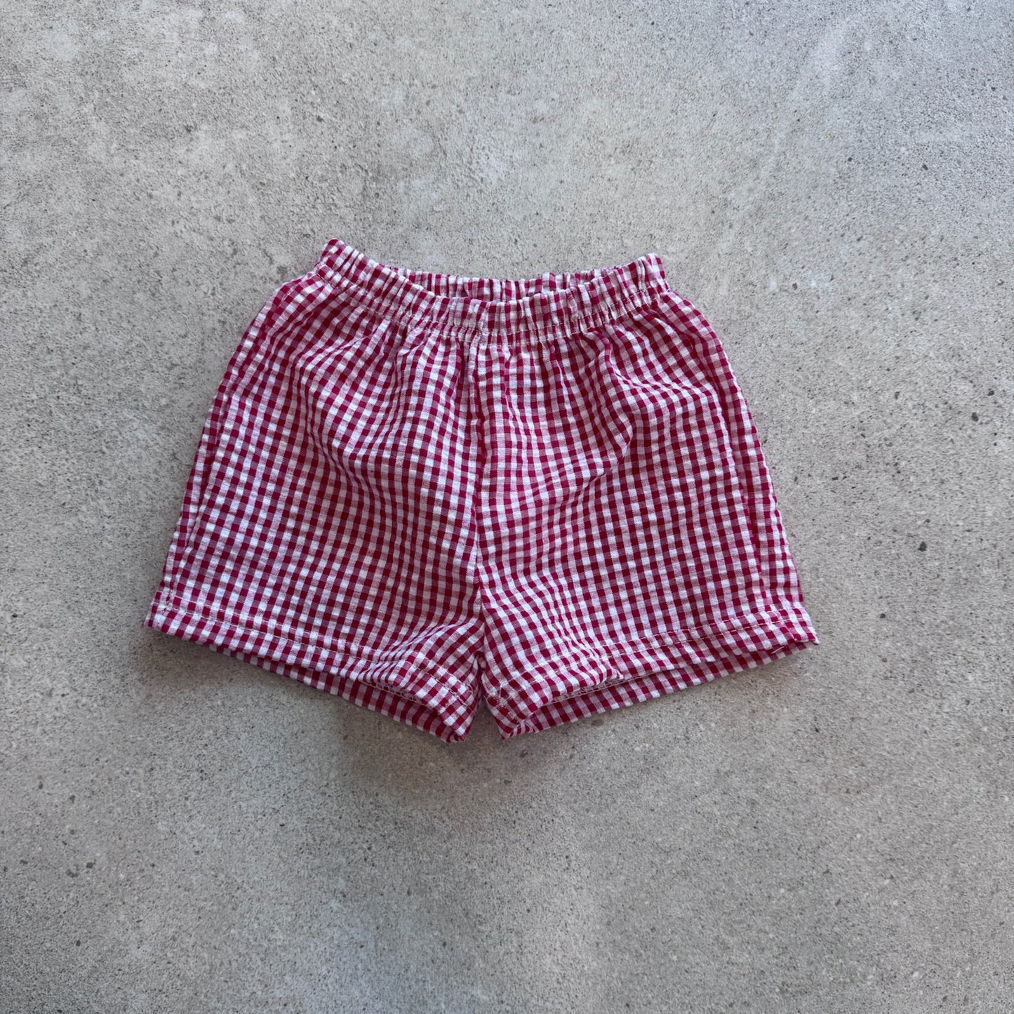 short cool check, red - BY JO+LIZ