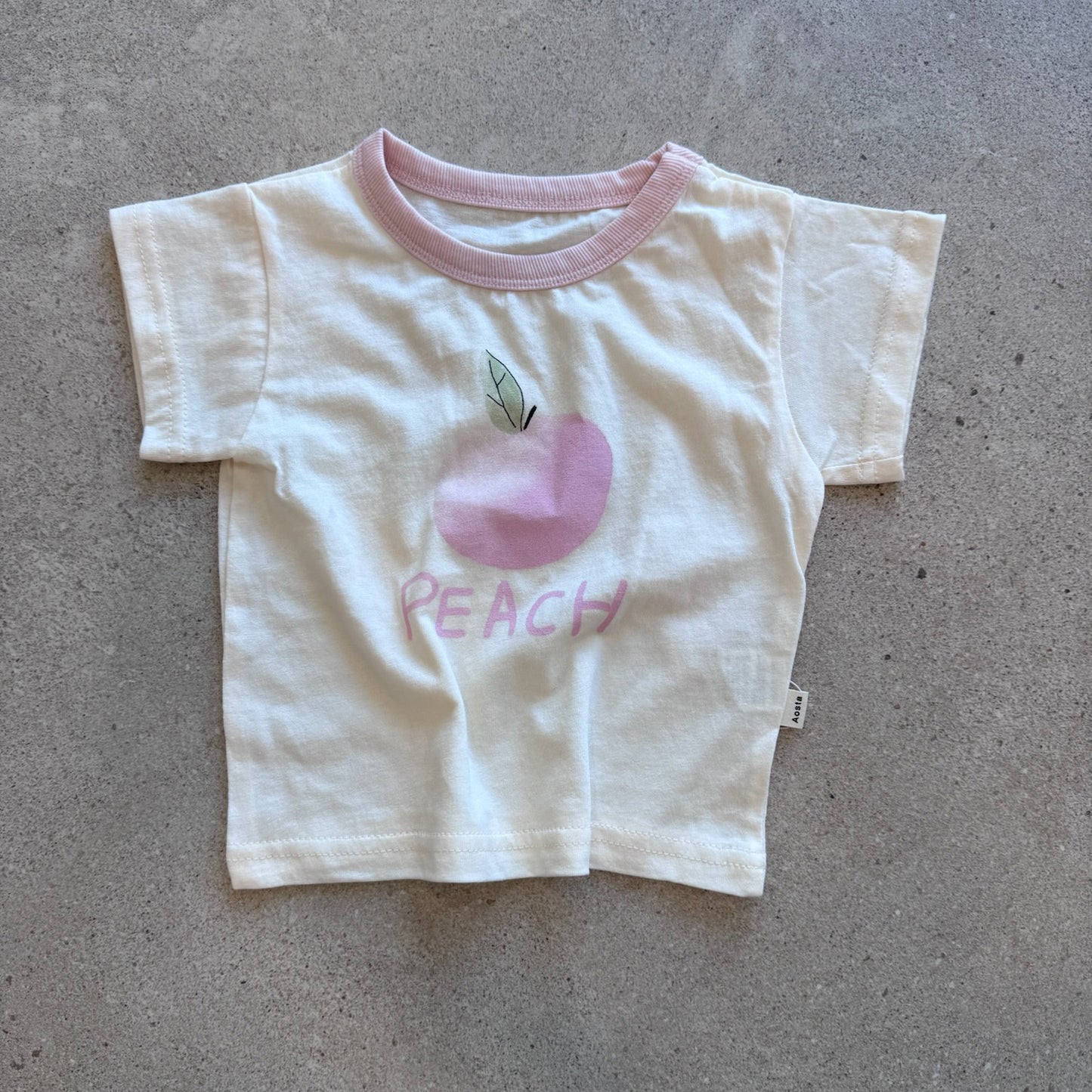 t-shirt summer, peach - BY JO+LIZ