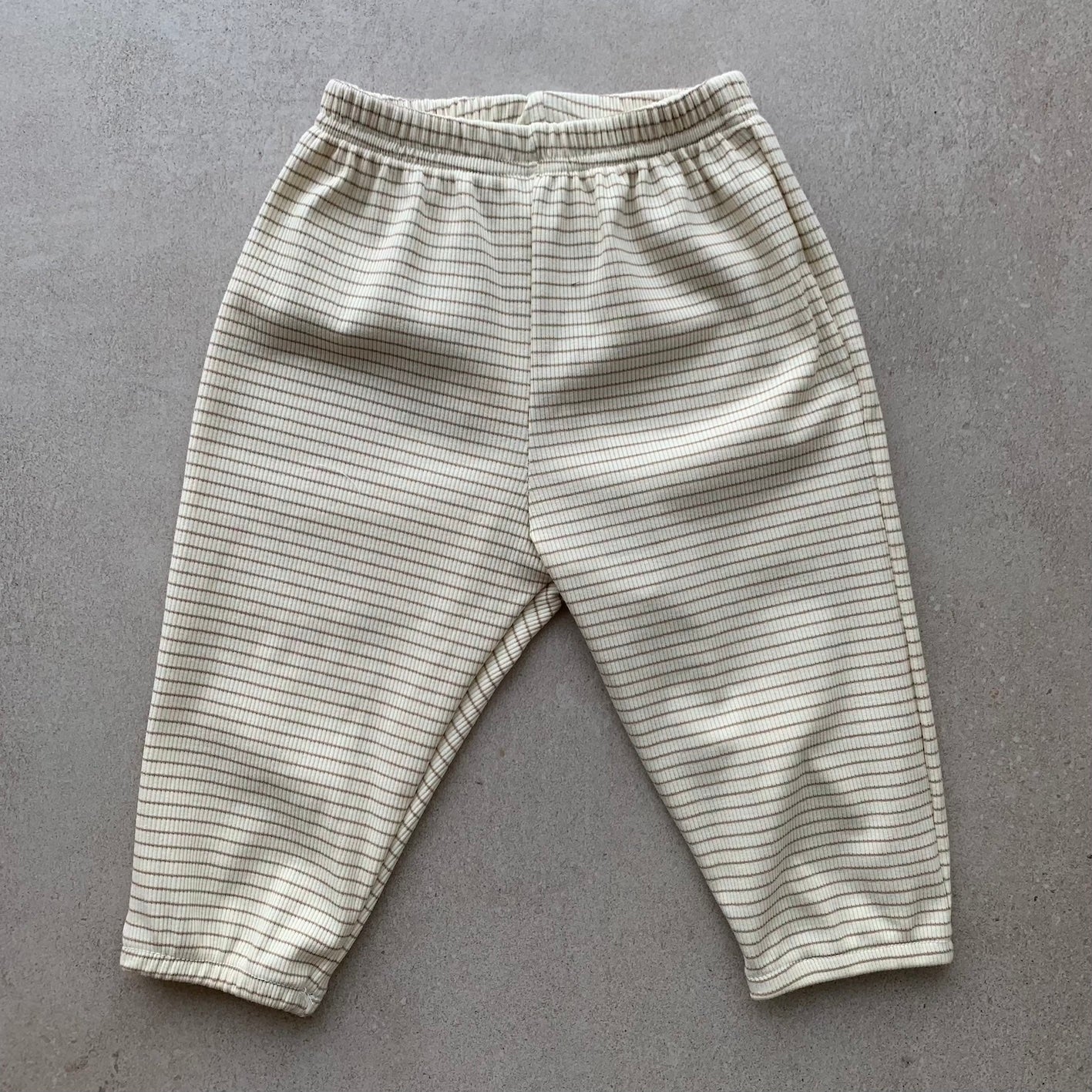 broek choco, beige - BY JO+LIZ