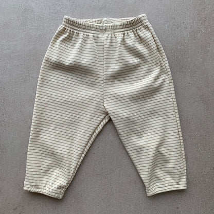 broek choco, beige - BY JO+LIZ