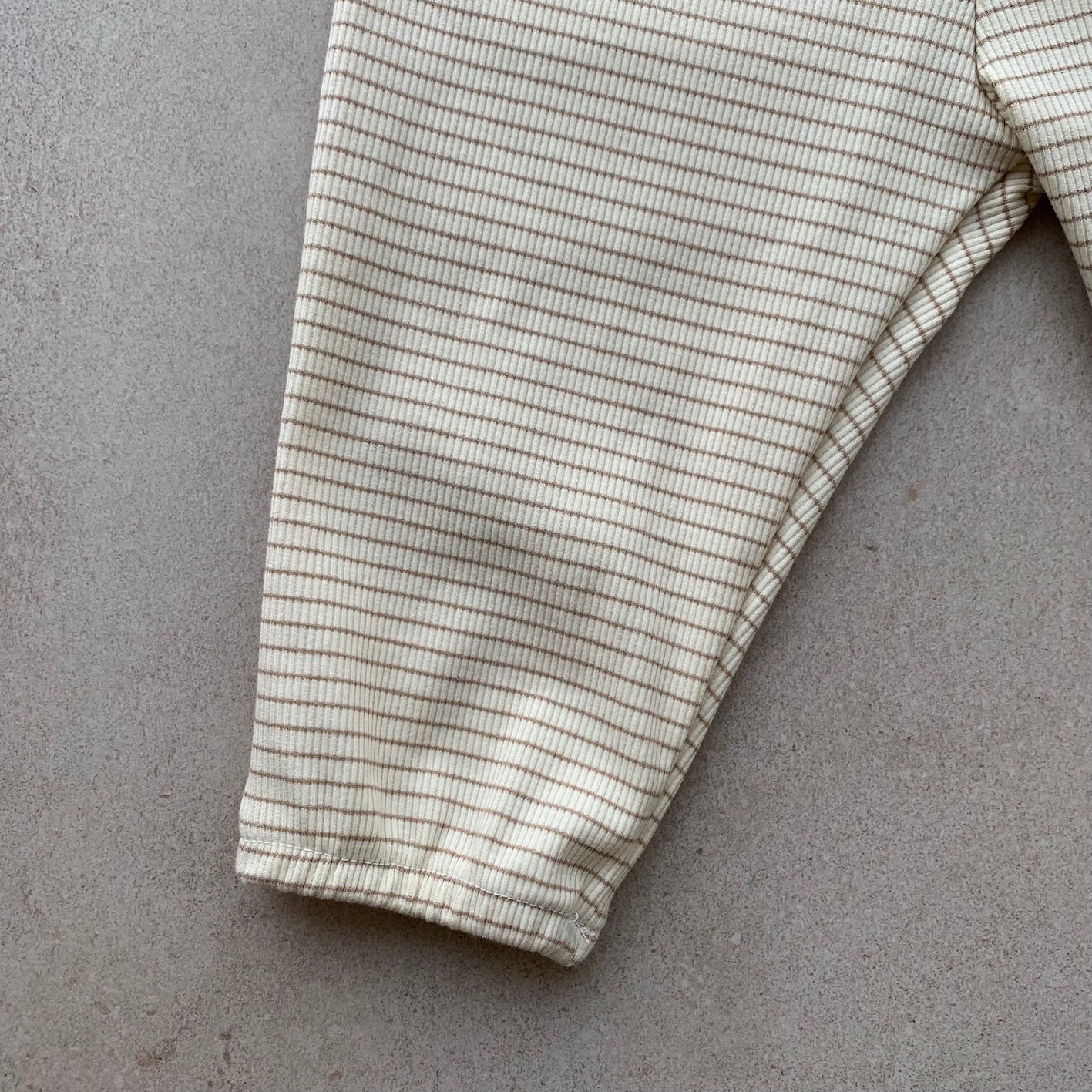 broek choco, beige - BY JO+LIZ