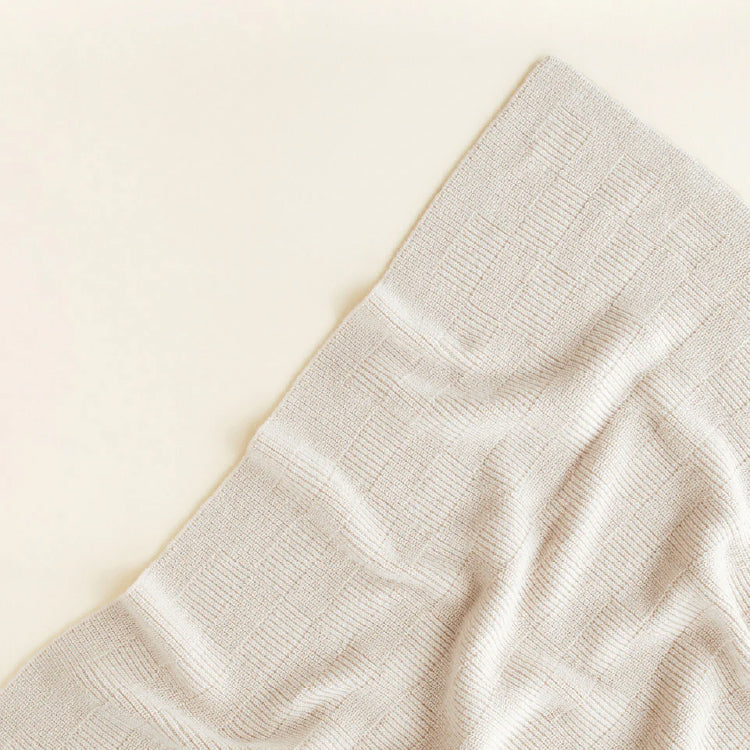 dekentje ivy, cream - HVID