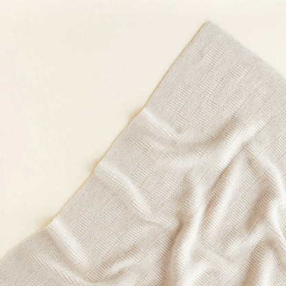 dekentje ivy, cream - HVID