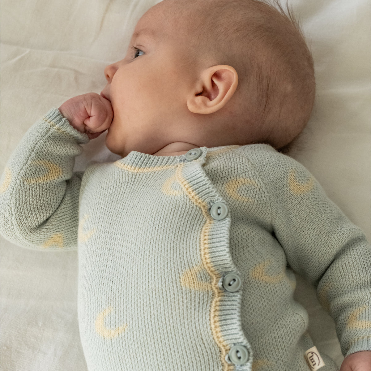 broek + trui gebreid, moon baby blue - THAT'S MINE