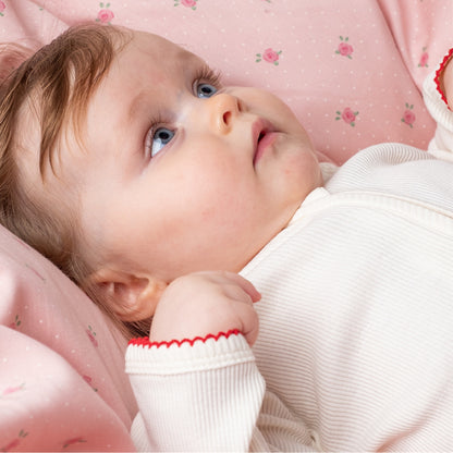 onesie jona, white/red detail - THAT'S MINE