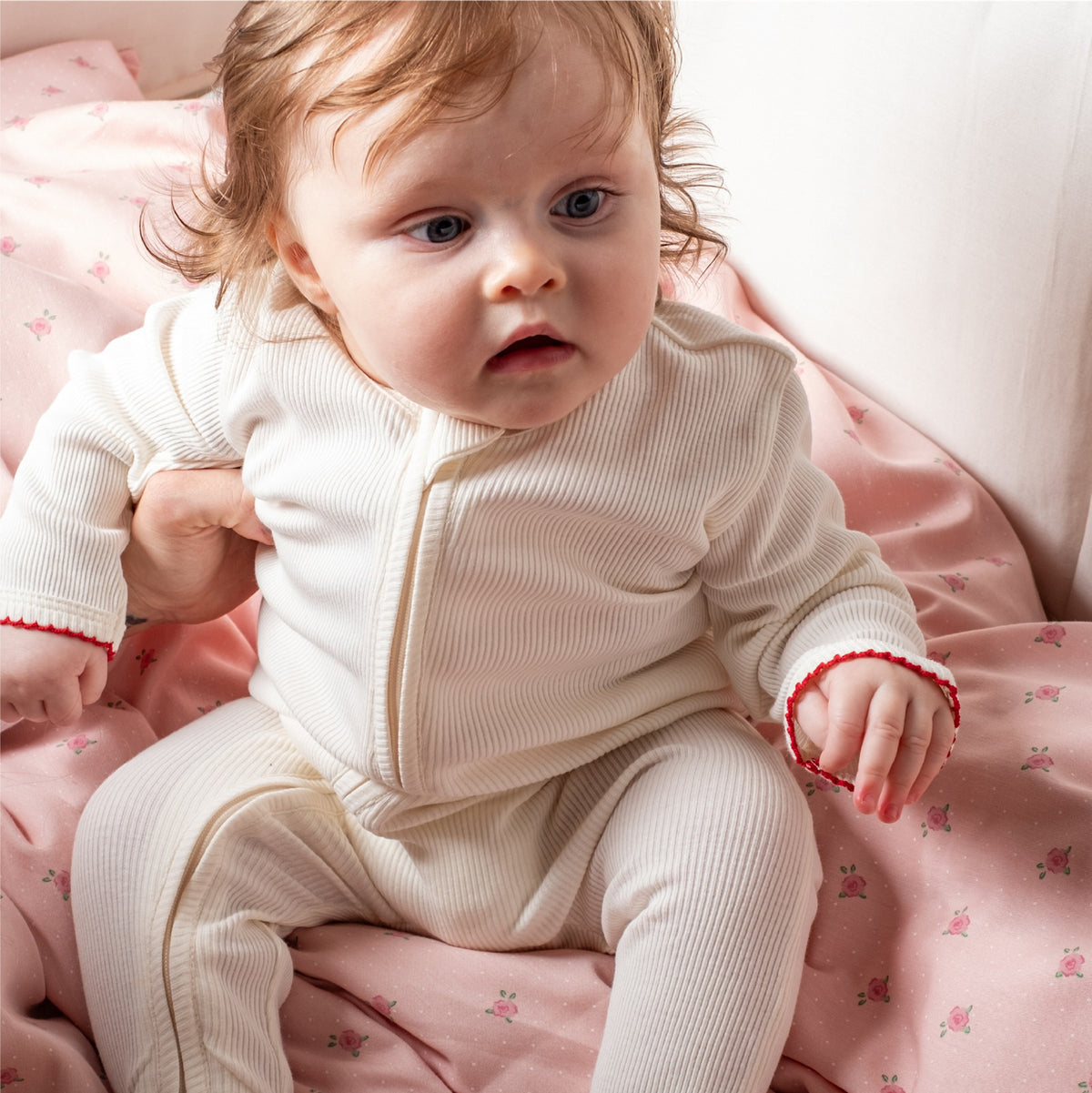 onesie jona, white/red detail - THAT'S MINE