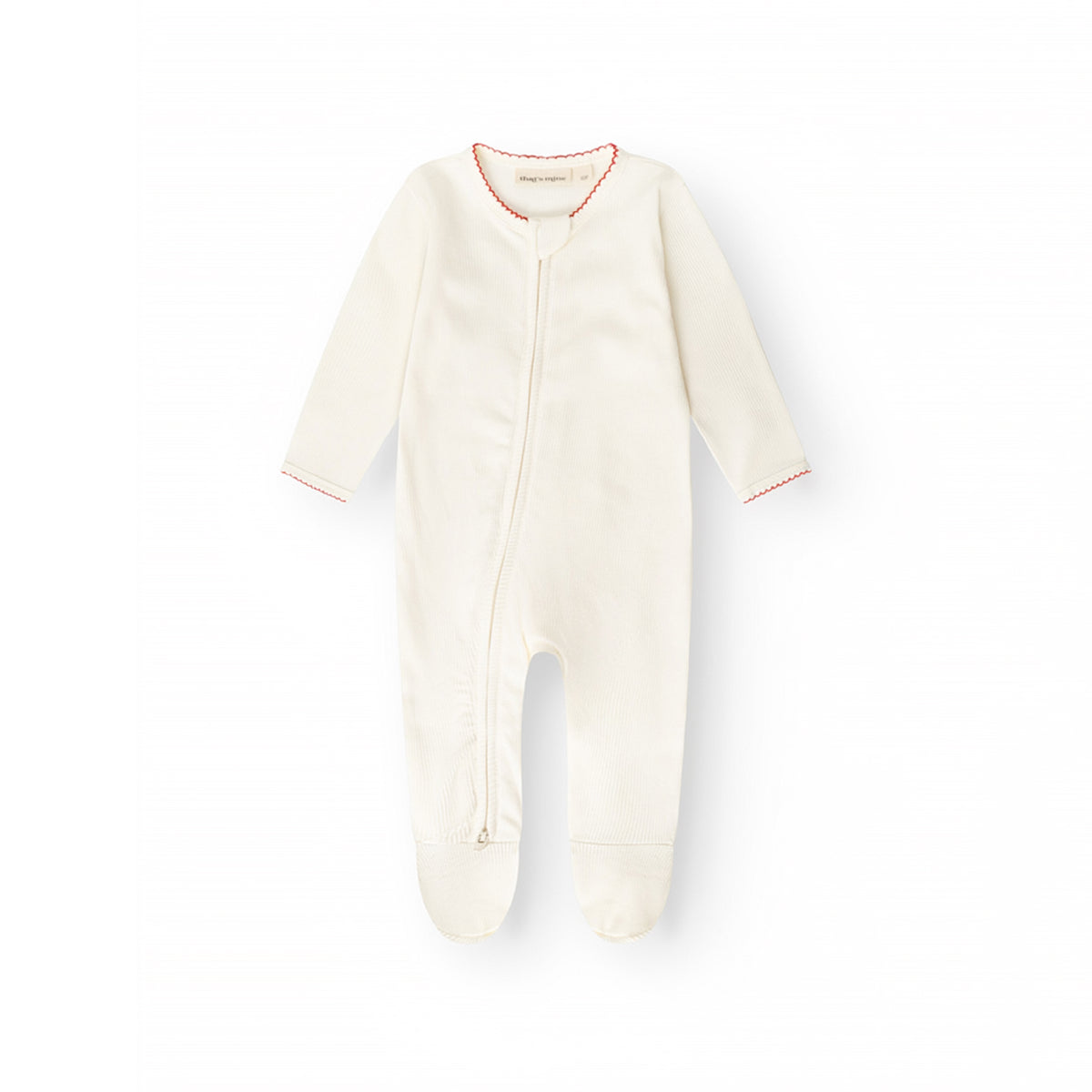 onesie jona, white/red detail - THAT'S MINE
