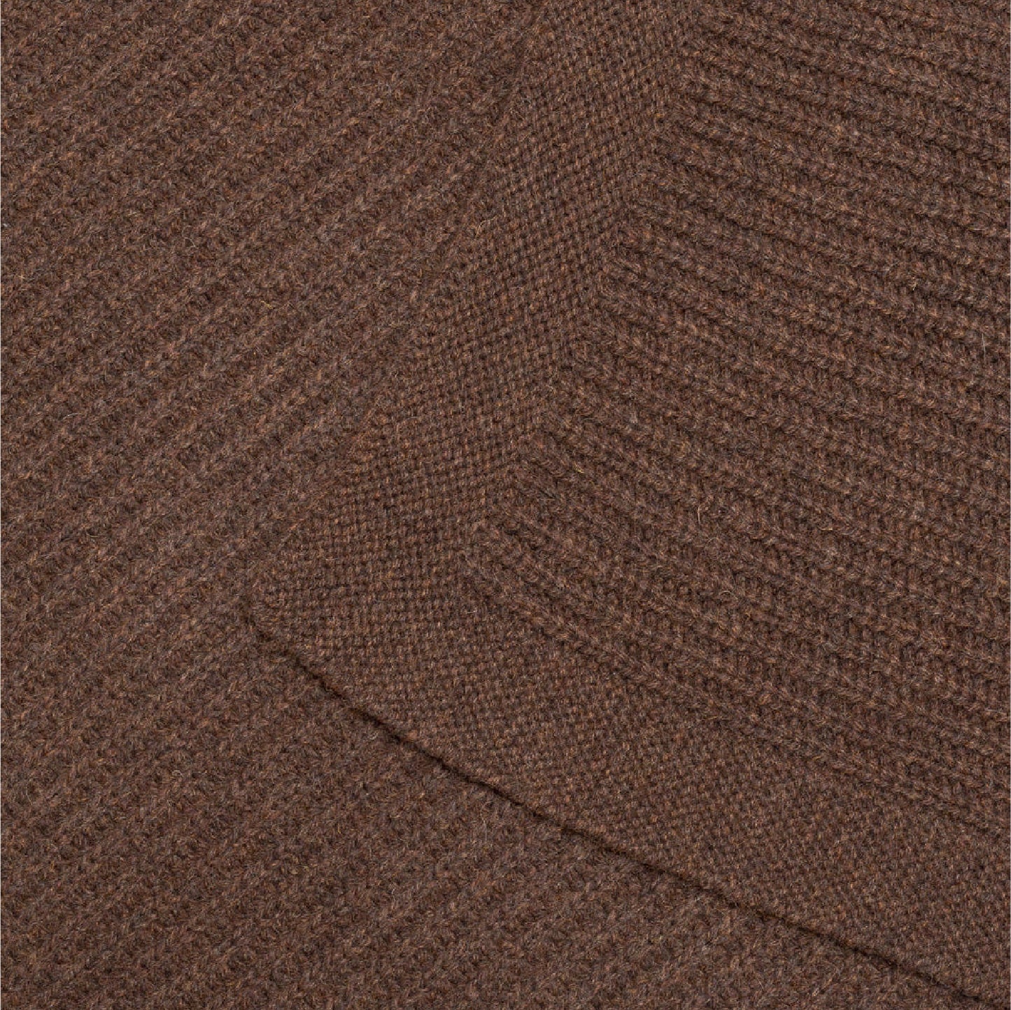 dekentje kiki, dark brown - HVID