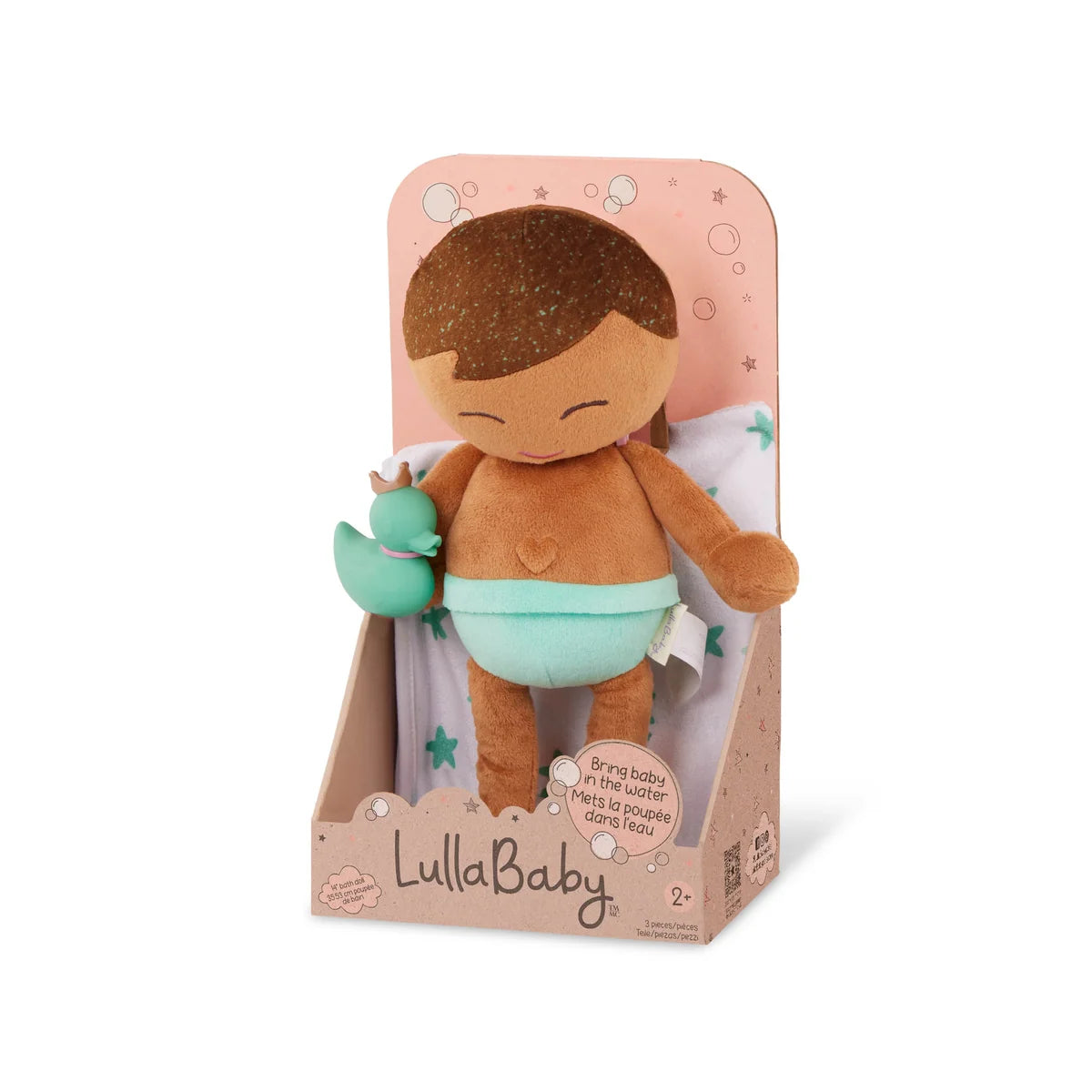 badpop jongen, bruin haar - LULLABABY