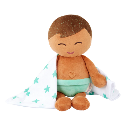 badpop jongen, bruin haar - LULLABABY