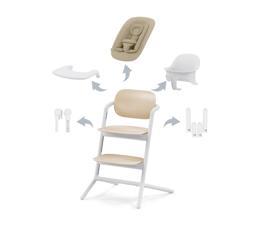 meegroeistoel LEMO 4-in-1, sand white - CYBEX