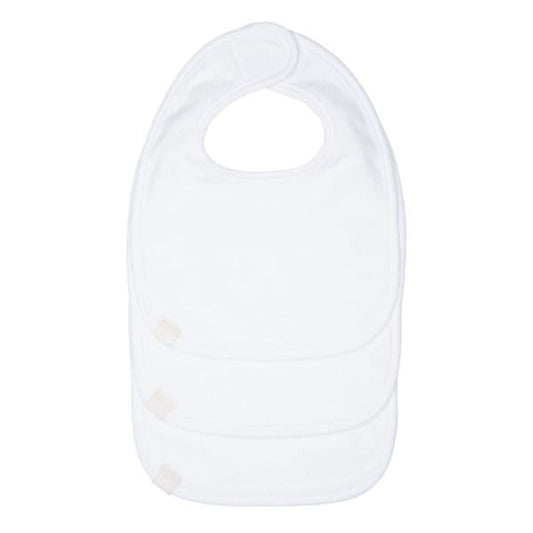 slabbetjes, 3-pack, white - LÄSSIG
