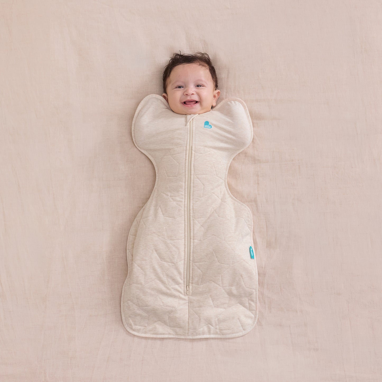 inbakerslaapzak stage 1, oat quilted, 2.5 TOG, S – LOVE TO DREAM