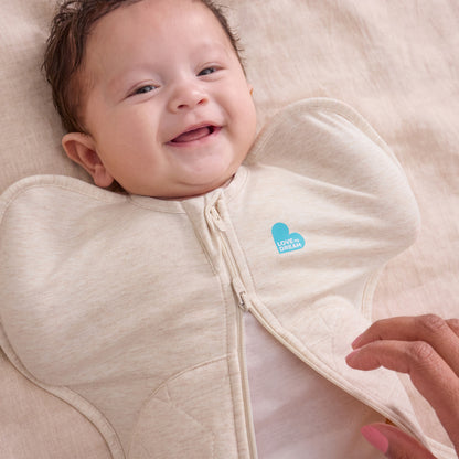 inbakerslaapzak stage 1, oat quilted, 2.5 TOG, S – LOVE TO DREAM