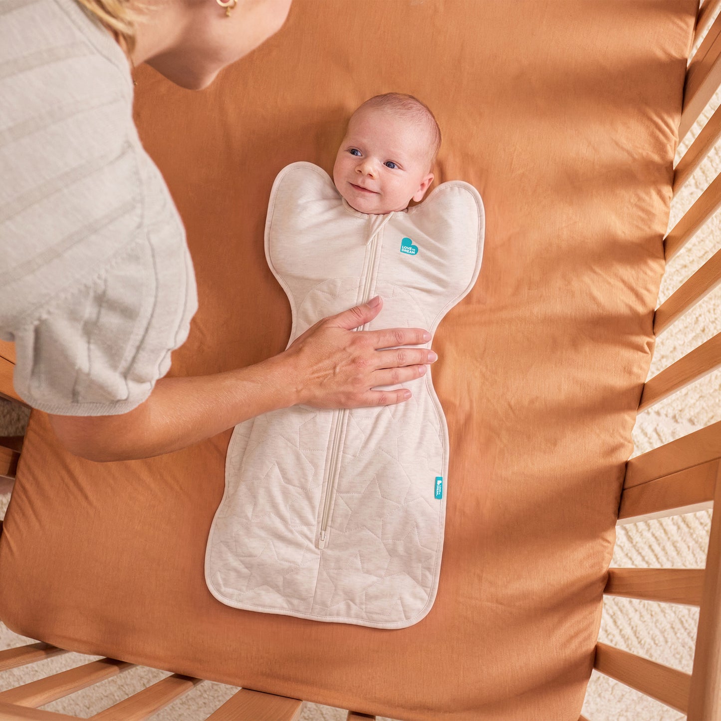 inbakerslaapzak stage 1, oat quilted, 2.5 TOG, S – LOVE TO DREAM