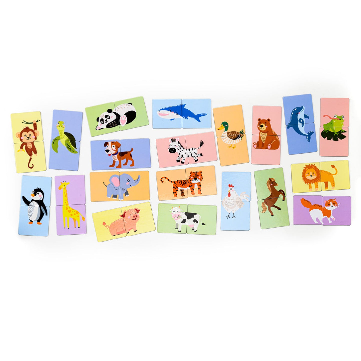magnetische puzzel, animals - KINDERLY