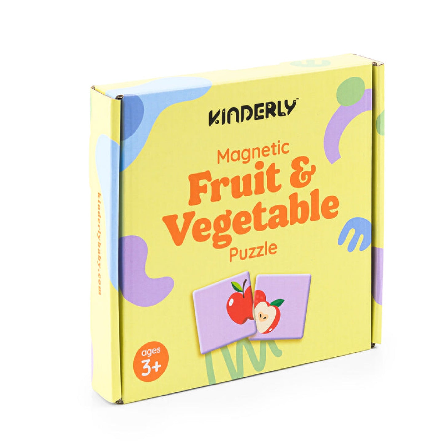 magnetische puzzel, fruit&vegetables - KINDERLY