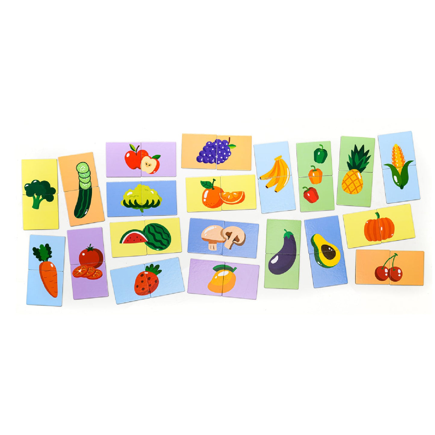 magnetische puzzel, fruit&vegetables - KINDERLY
