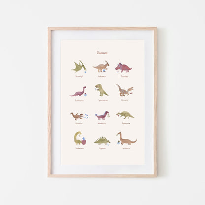 poster dinosaurs L - MUSHIE