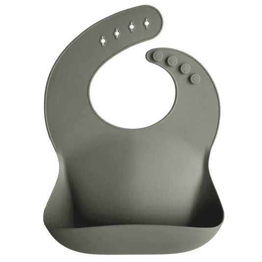siliconen eetslab, silver sage - MUSHIE