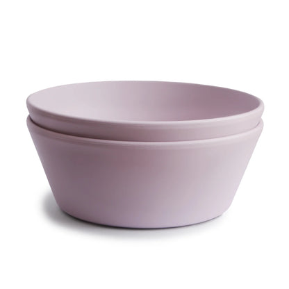eetkommen set round, soft lilac - MUSHIE