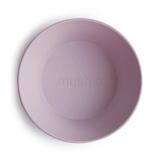 eetkommen set round, soft lilac - MUSHIE
