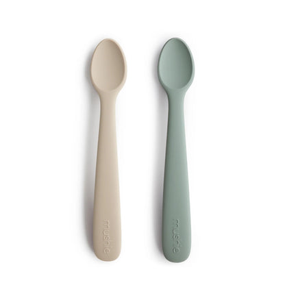 set eetlepels, cambridge blue/shifting sand - MUSHIE