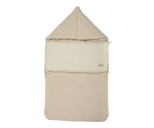 voetenzak autostoel teddy, creme – PERICLES