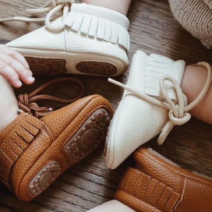 schoentjes little camper, brown - BABY MOCS