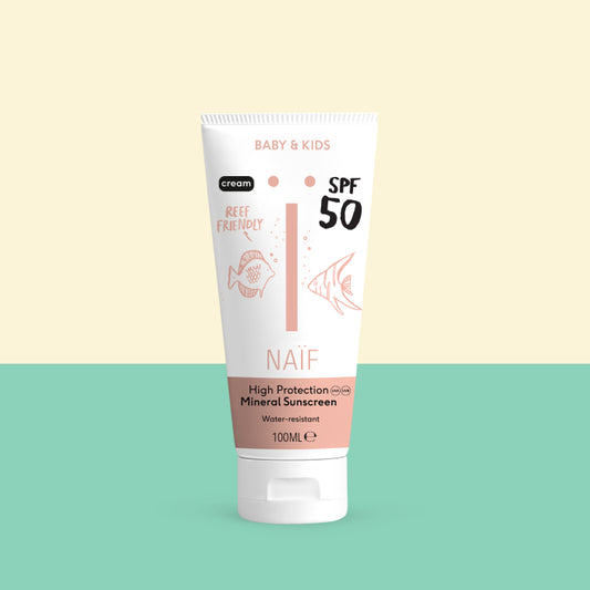 zonnescreme SPF 50, 100 ml, baby&kids - NAÏF