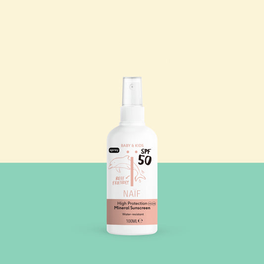 zonnespray SPF 50, 100 ml, baby&kids - NAÏF