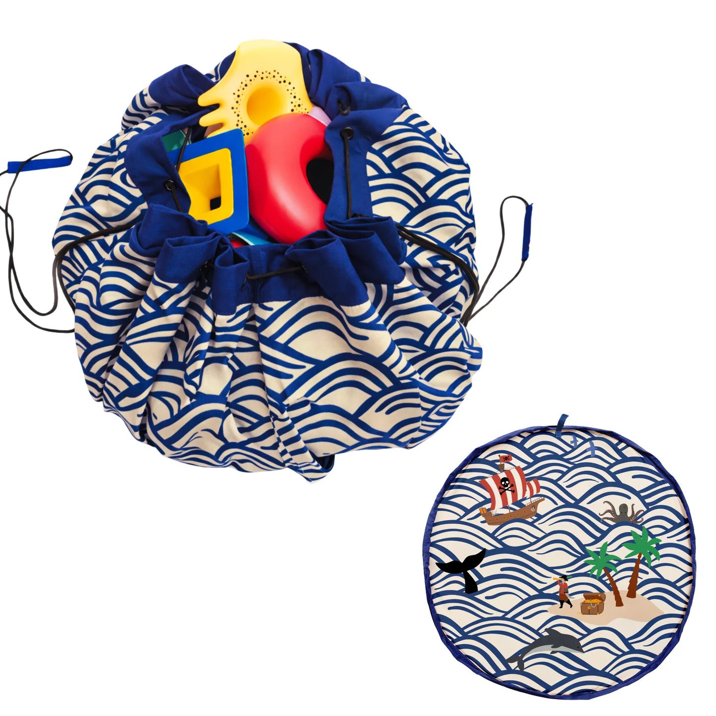 opbergzak/speeltapijt outdoor, pirate - PLAY & GO