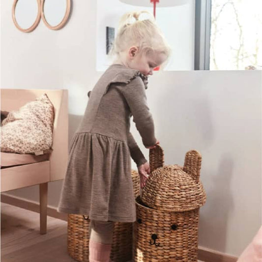 opbergmand set, bear & rabbit - OYOY