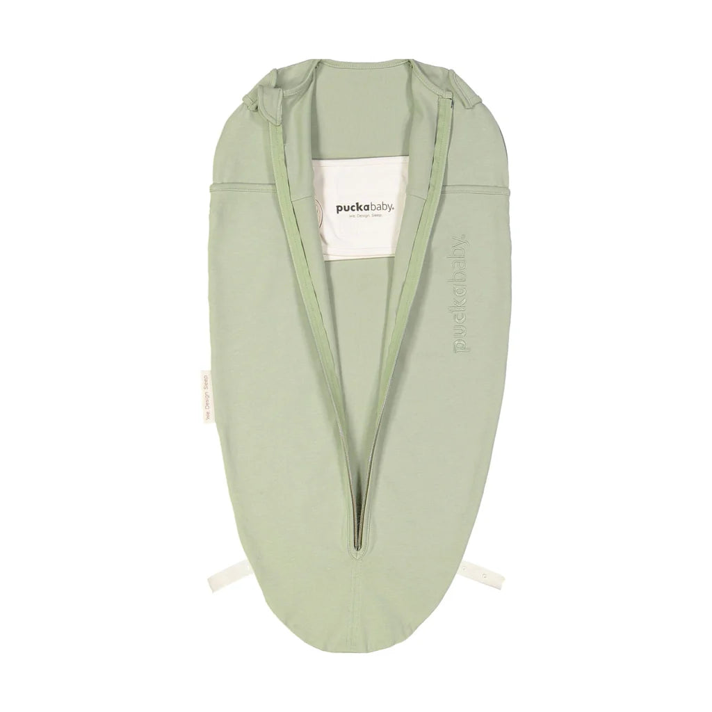 inbakerslaapzak mini, olive, 0.5 TOG – PUCKABABY