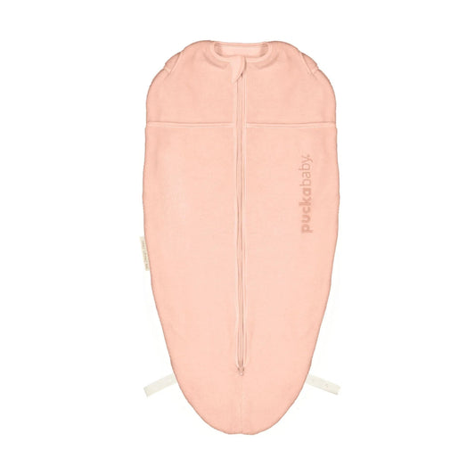 inbakerslaapzak mini teddy, peach, 0.5 TOG - PUCKABABY