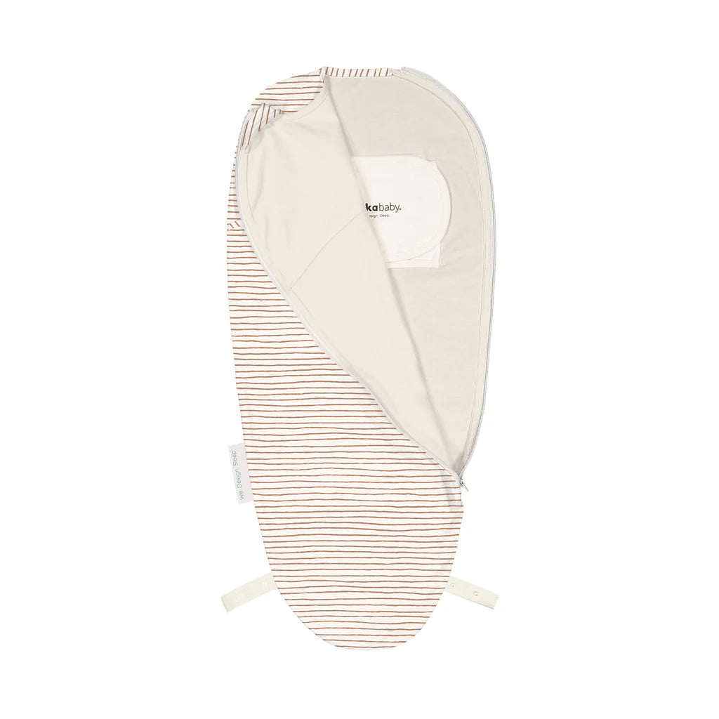 inbakerslaapzak piep, hazel stripes, 0.5 TOG - PUCKABABY
