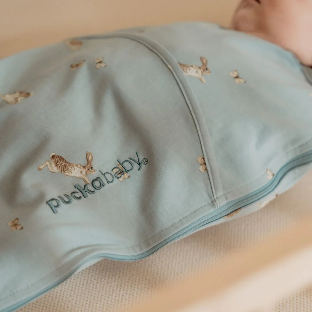 inbakerslaapzak piep, bunnies, 0.5 TOG - PUCKABABY