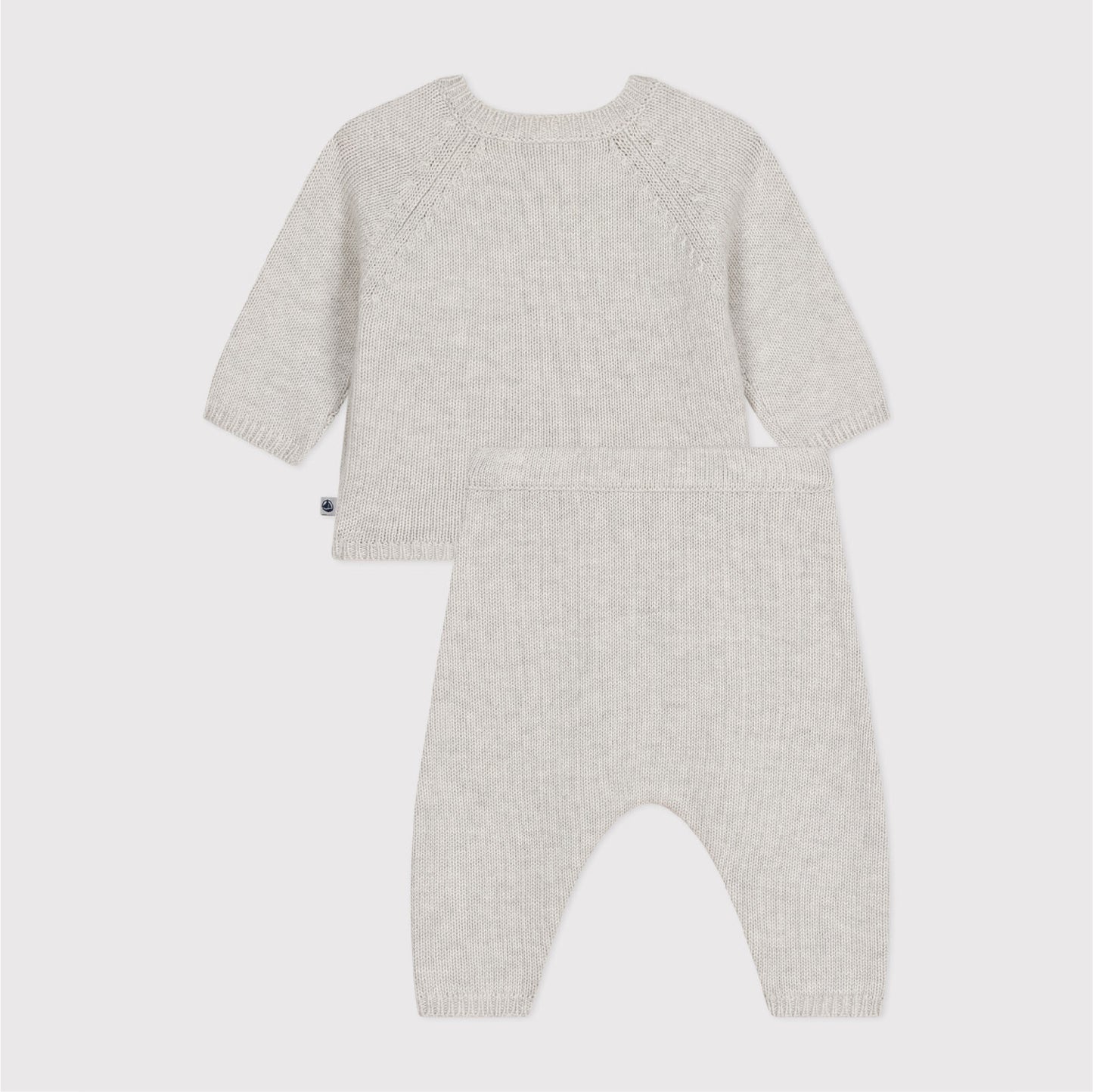 truitje + broek tricot, walvis - PETIT BATEAU
