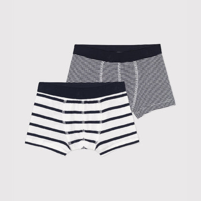 boxershort, 2-pack, gestreept - PETIT BATEAU
