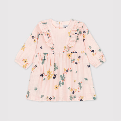 jurkje, bloemenprint - PETIT BATEAU