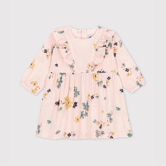 jurkje, bloemenprint - PETIT BATEAU