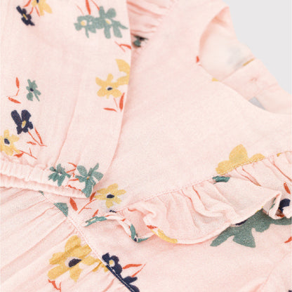 jurkje, bloemenprint - PETIT BATEAU