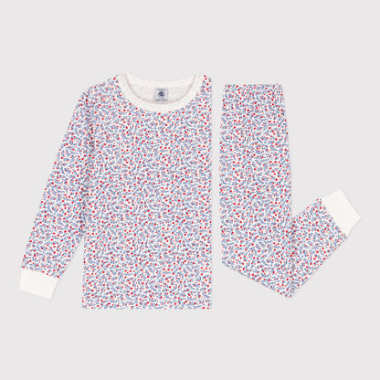 pyjama katoen, bloemen - PETIT BATEAU