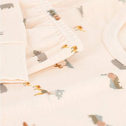 pyjama katoen, dierenprint - PETIT BATEAU