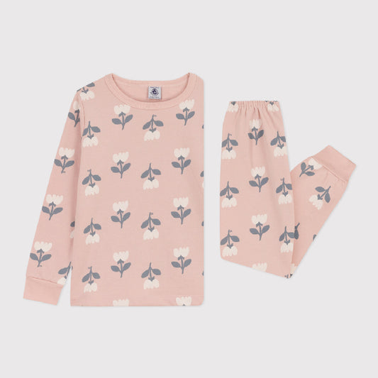 pyjama molton, tulpen - PETIT BATEAU